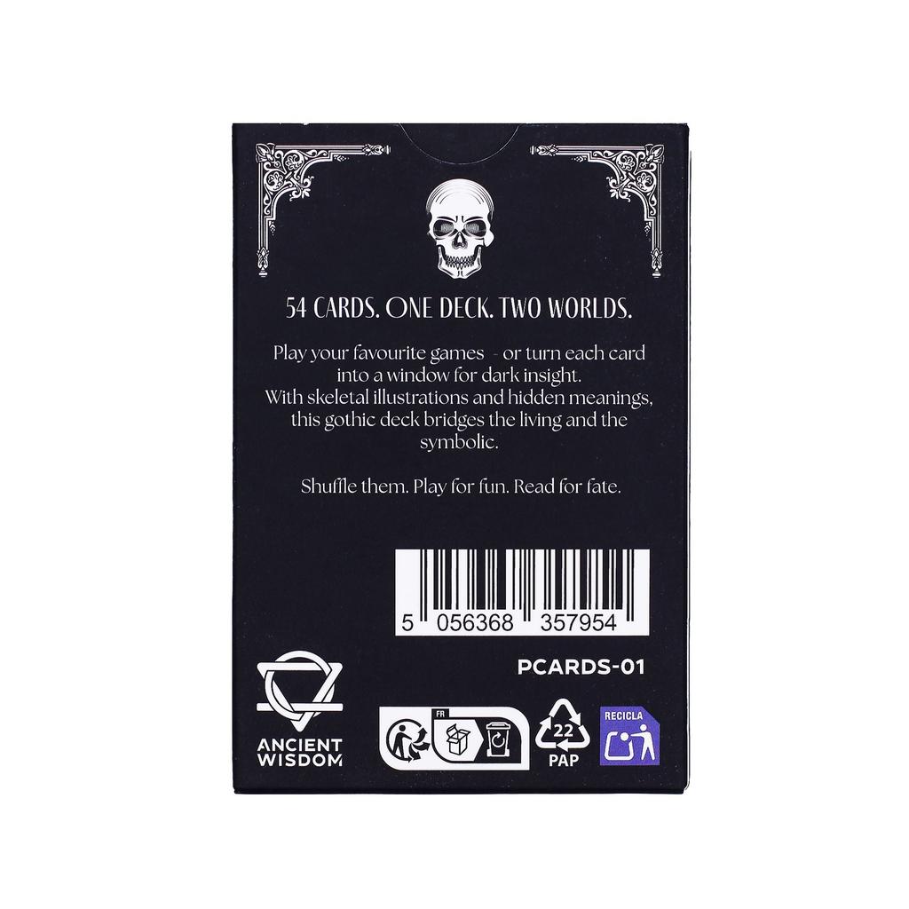 6x Memento Mori Gothic Playing & Oracle Cards