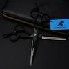 6.0 Inch Xcm-01 Black 440C Blind Hole Personality, Hair Scissors, Hair Scissors, Flat Scissors, Bangs Scissors