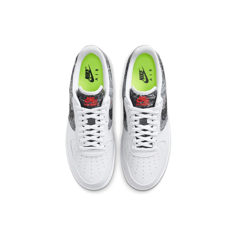 Nike Air Force 1 Low 07 LV8 Recycled Wool Pack White Grey Sneakers CV1698-100