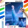 Ice Queen Oil Painting Hand Painting Coloring Painting Handmade Diy Home Decoration Gift