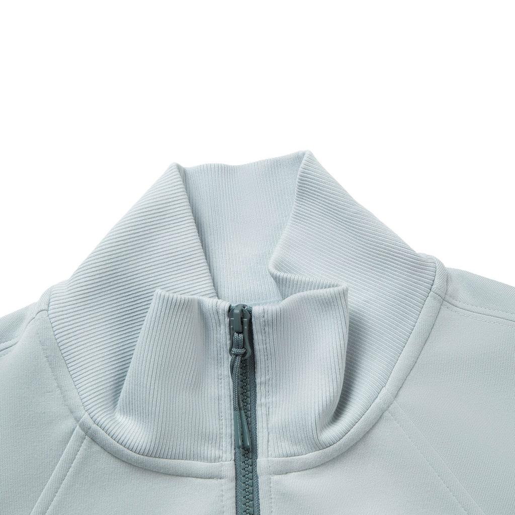 Li Ning Fitness Series Loose Stand Collar Logo Jacket Women Jacket AWDVF84-3