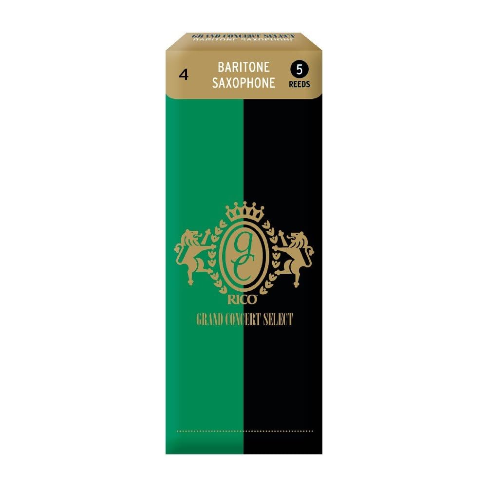 D Addario WoodWinds D Addario Baritone Saxophone Reeds GRAND CONCERT SELECT RGC05BSX400 [Hardness: 4.0] 5-pack [Domestic Genuine Product]