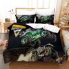 Monster Jam Bedding Set Single Twin Full Queen King Size Monster Jam F1 Bed Set Aldult Kid Bedroom Duvetcover Sets 3D Anime 022