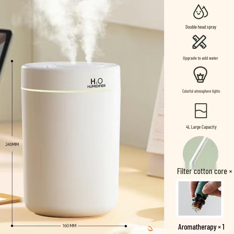 ZISIZ 4L Silent Dual-Port Humidifier