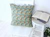 FLORET LONDON Cushion Cover Green [LIBERTY PRINT] 45x45cm, Phyllis,