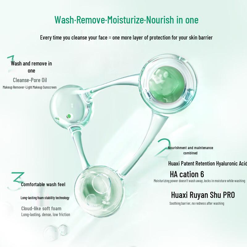 Run Bai Yan Barrier Repair Cleansing Milk