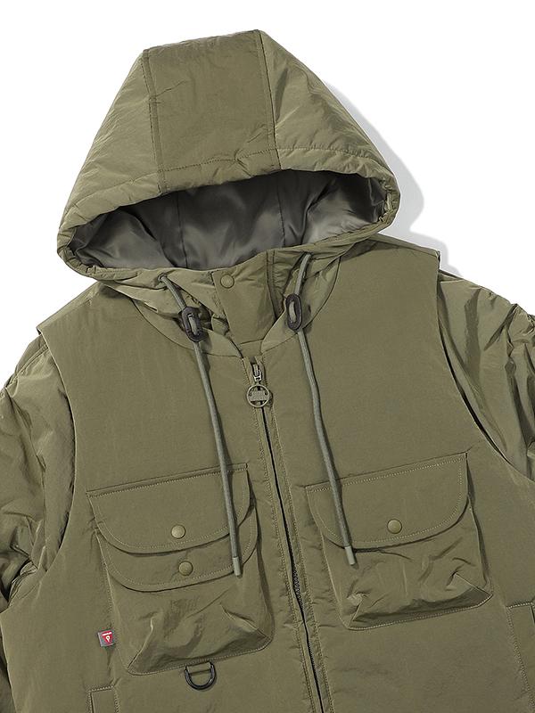 Bbc Earth Primaloft Layered Ma-1 Jumper_Green