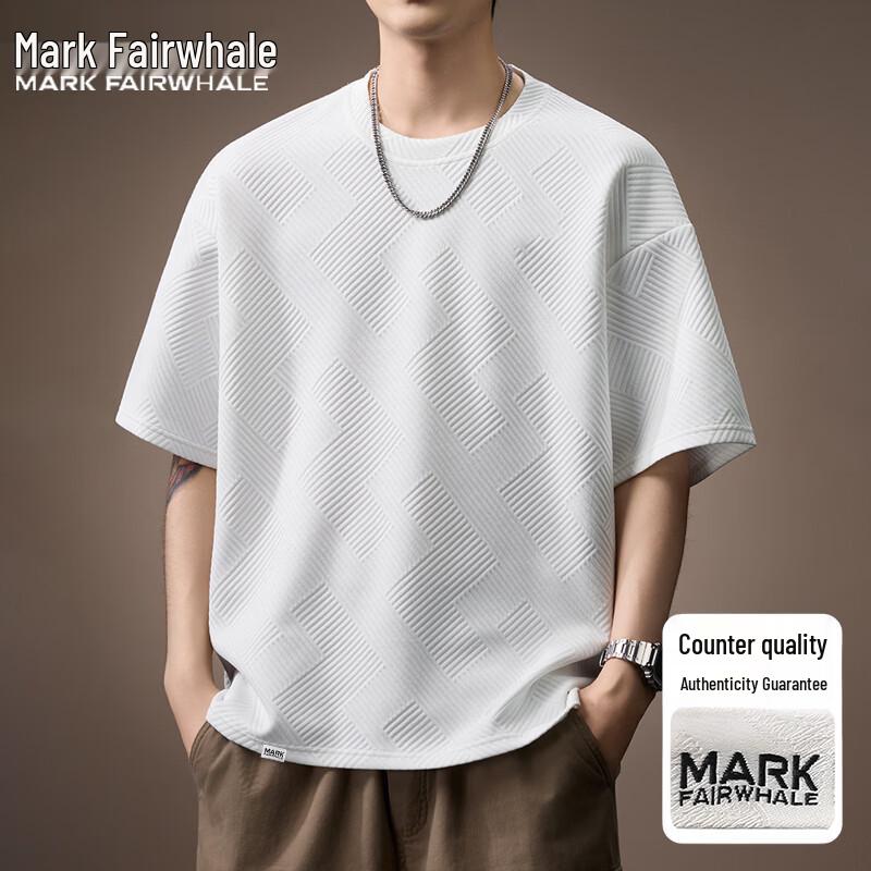 Mark Hua Fei Men s Summer Cooling Loose Round Neck T-Shirt XL
