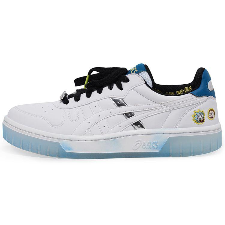 Asics Rick And Morty X  Court Mz Retro Casual Low Top Sneakers Unisex Sneakers White Blue 1203A197-100