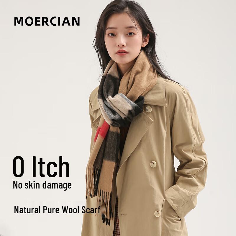 Muerxi Women's Pure Wool Scarf