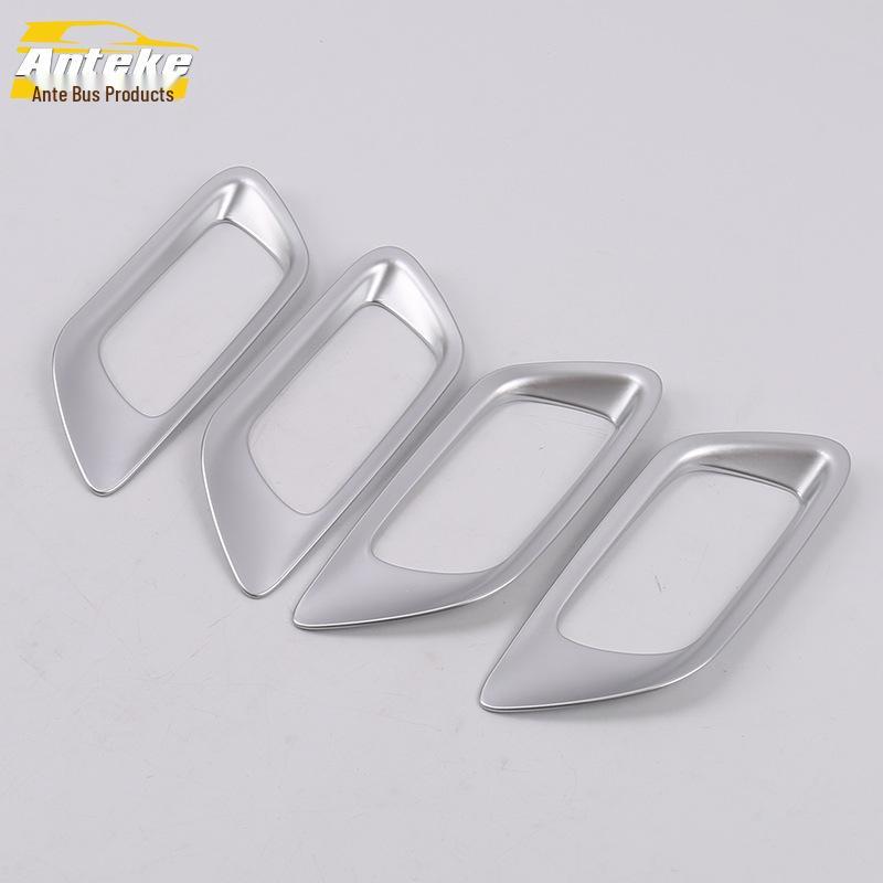 Compatible with 14 Fit models: Interior Door Bowl Ring and Handle Decorative Frame Anti-Scratch Patch Accessories.