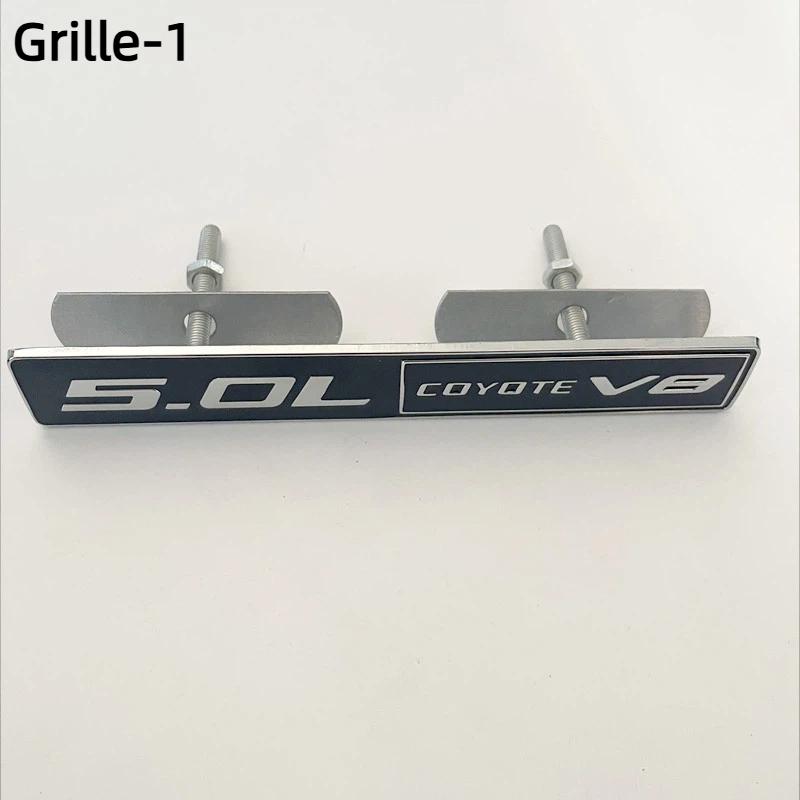 3D Metal 5.0 COYOTE V8 Rear Trunk Side Fender Emblem Badge Sticker Car Accessories For 5.0 GT F150 FX4