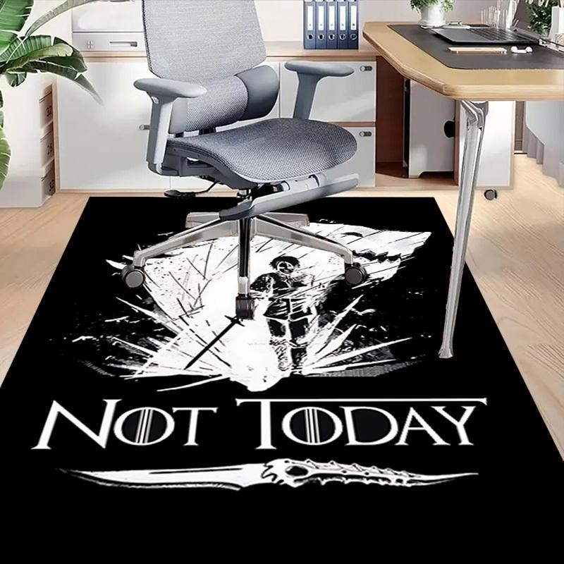 1pc Not Today Carpet, Office Rug Outdoor Mat Home Decor Area Carpet Festival