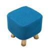 Footstool Slipcovers Home Decor Footrest Cover Washable Stretchable Anti-dust Waffle-Knit Square Round Stool Cover
