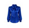 Cat&Cat Silk Hoodie with a Tied Bow