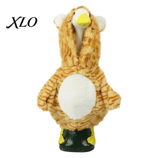 Holiday Goose Costume for Porch Animal Clothing 23 Inch Goose, Decorative Outfit, Creative Clothes Windowsill Yard And Garden, Seasonal Lawn Ornament