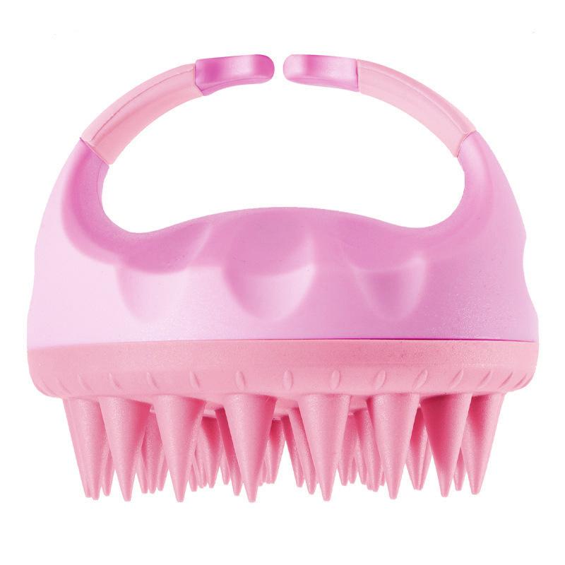 Scalp Scrubber Shampoo Brush Massager Clean Scalp Comb with Handle Hair Washing Brush Scalp Exfoliator Brush Head Scrubber Tools