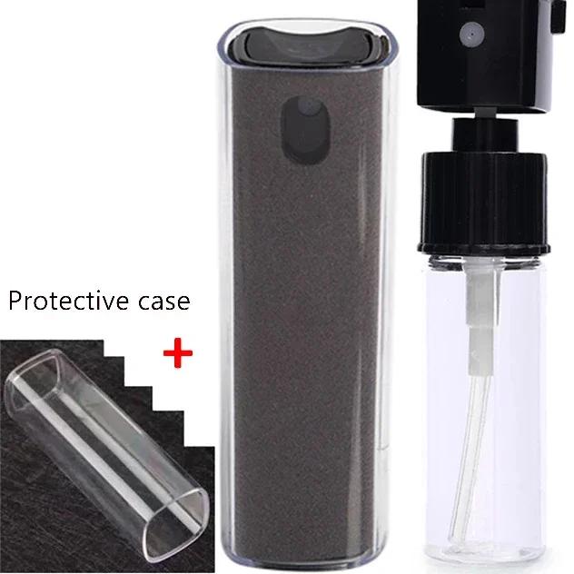 2in1 Microfiber Screen Cleaner Spray Bottle for Mobile Phone Ipad Computer Microfiber Cloth Wipe Car Cleaning Windscreens Wipes