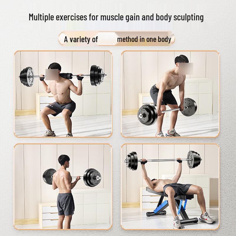 Magic Shark Adjustable Barbell & Dumbbell Set