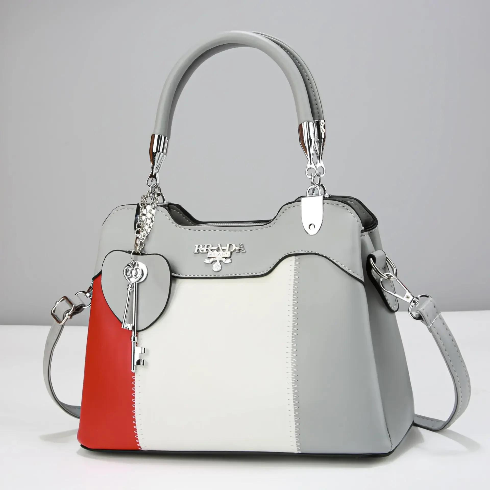 

Металлические подвески женские сумки новые модные женские сумки сращивания большая вместительная сумка через плечо женские сумки через плечо