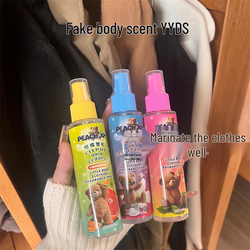 Little Red Book PEACH JO+ Korean Blue Bear Long-lasting Fabric Fragrance Spray