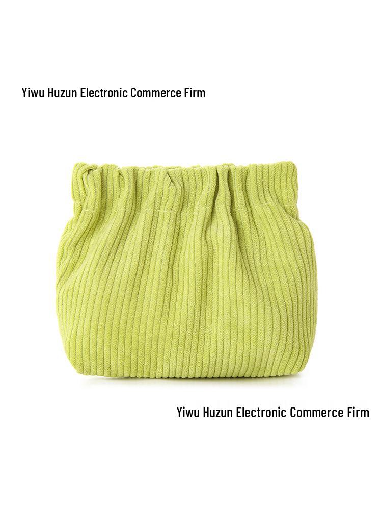 Kord Samt Druckknopf Kosmetik- & Schmuckbeutel