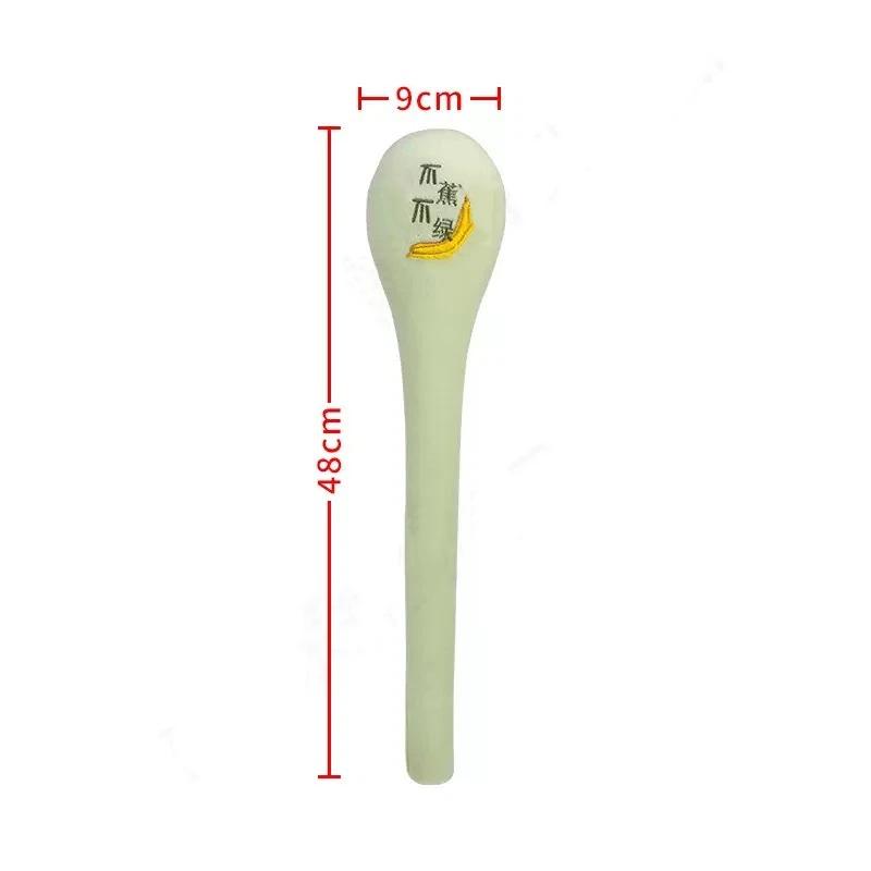 1Pcs Back Pain Relief Portable Body Vibration Hammer High Elasticity Plush Massage Pat Fu Character Slap Stick Massager