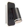 Oprawa Pipe Ring Kinkiet Czarny 1Xgu10 + Led 6W