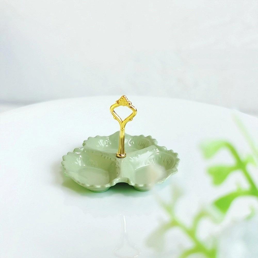 Mini Dollhouse Pastry Plate Miniature Doll Accessories New Biscuit Dish  For Girl Toy