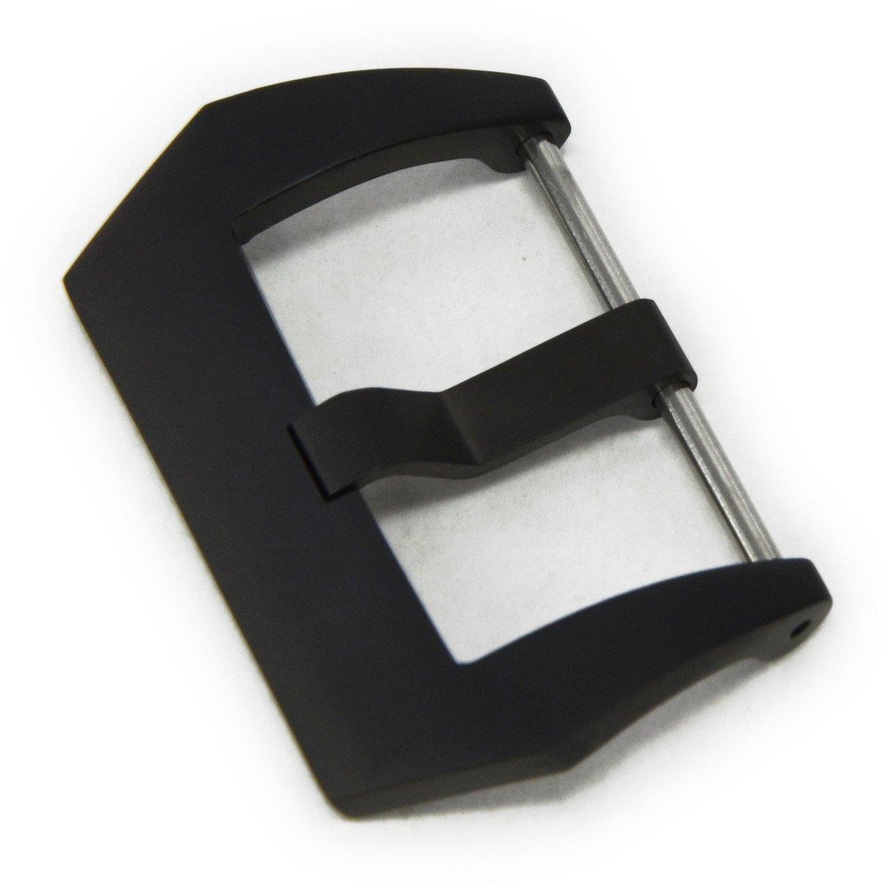 

CASSIS Fishtail Buckle FT BUCKLE Satin 24mm Black with Replacement Tool CAFTBBKS024