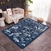 Dinosaur Skeleton Fossil Themed Antislip Carpet Durable Polyester Home Decoration Floor Mat Large Size Logo Design Suitable For Bedroom Living Room