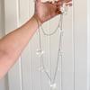 Y2K Flower Waist Chain Multi-layer Bohemian Body Chain Elegant Metal Belly Chain  Jeans Decoration
