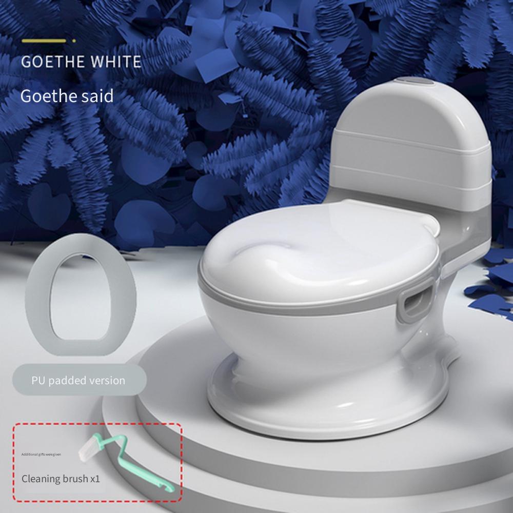 Kids Simulation Potty Toilet, Enlarged Baby Training Toilet for 0-3 Years Old, Boys Girls Potty Basin for Toilet Training
