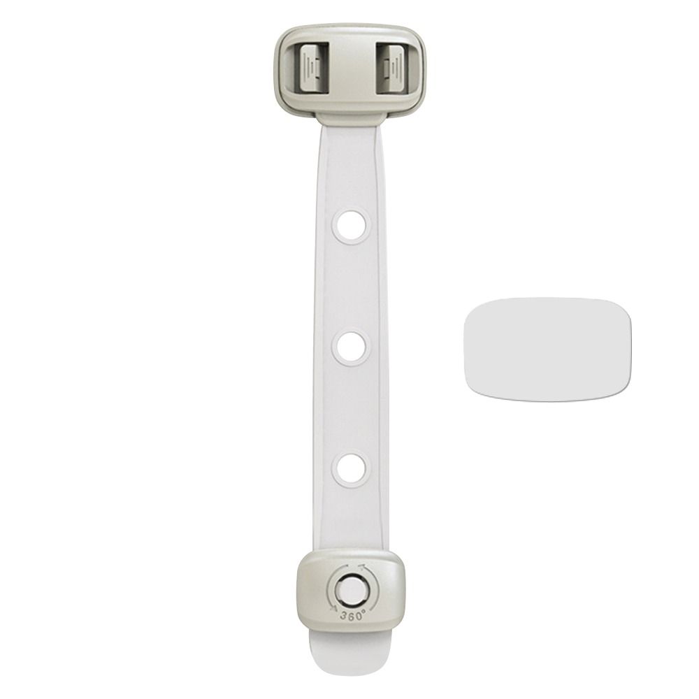DIY Children Safety Drawer Lock Dual Button Cabinet Drawer Locks  Home Security Protection