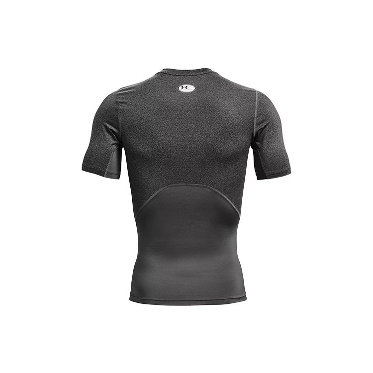 Under Armour HeatGear Training Sports Short-Sleeve Fitness Top Men Tops Carbon-Heather 1361518-090