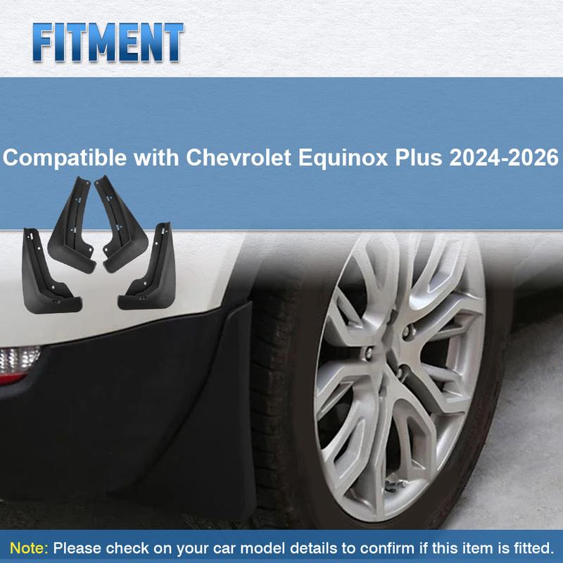 For Chevrolet Equinox Plus 2024-2026 Mud Flaps Car Mud Flap Splash Guard Fender Front Rear Anti-splash Fender Mudflaps