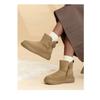 2026 Women Snow Boots Casual Plush Warm Platform Shoes Female Winter Comfort Antiskid Zipper Ankle Boots