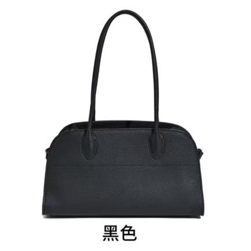 New first-layer cowhide tote bag handbag horizontal large-capacity leather women's bag commuter shoulder bag