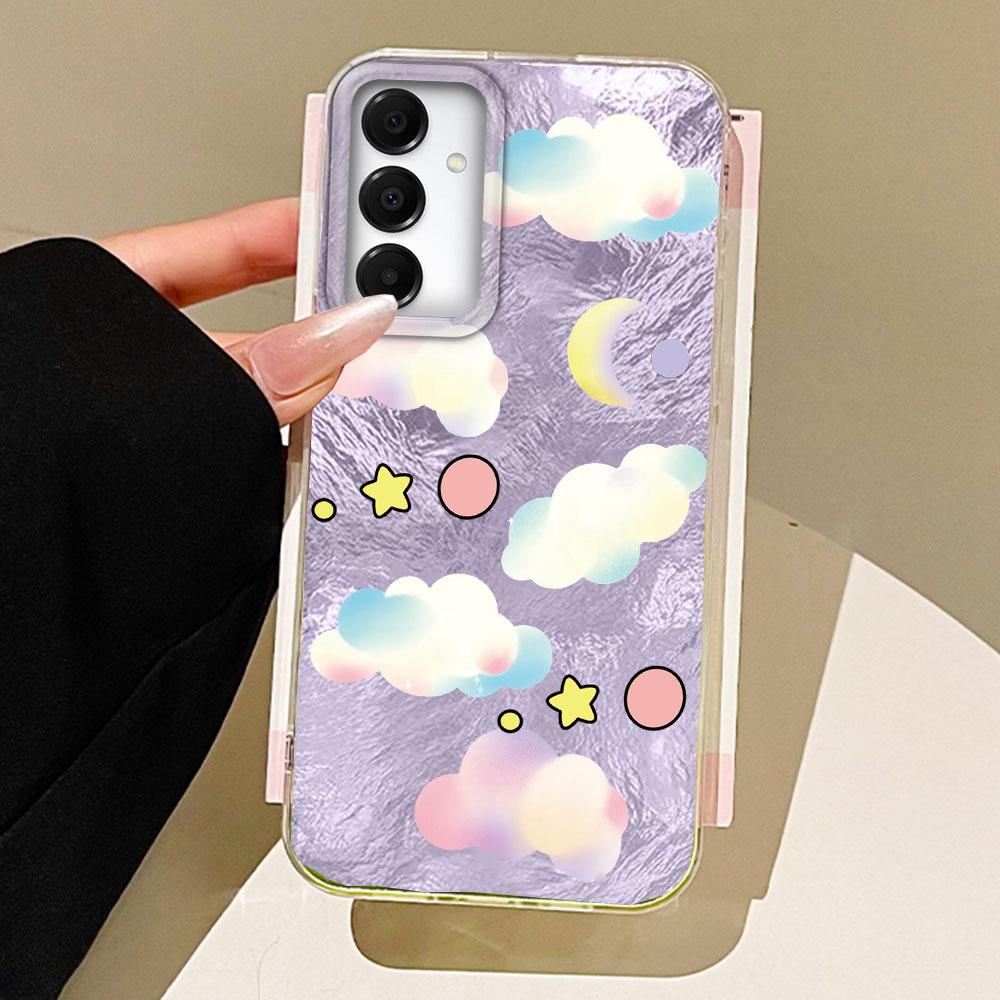 Blue White Clouds Phone Case for Samsung Galaxy A55 A07 A17 A56 A36 A26 A16 A53 A06 A14 A24 A34 A54 A15 A25 A35 A12 A13 Cover