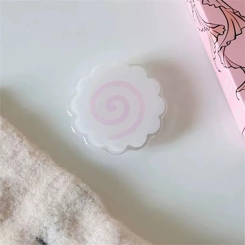 Korean Cute Fish Cake Rolls For Magsafe Magnetic Mobile Phone Holder For iPhone Samsung Foldable Wireless Charging Holder