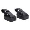 Exercise Bike Pedals Black Replacement Non Slip Fitness Equipment with Straps for Home Gym Workout