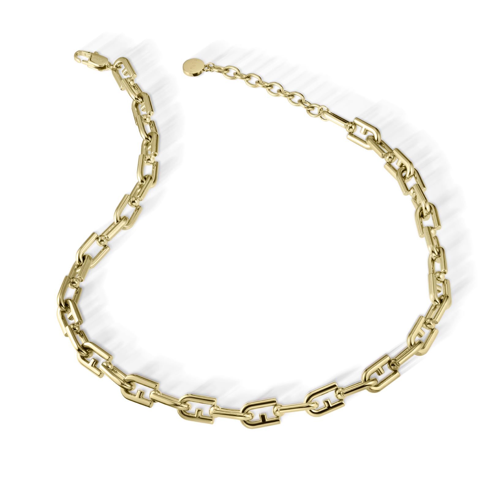 

Necklace FURLA CHAINED LOGO NECKLACE FJ0908NTU Gold [FURLA ACCESSORY] Women s [Used] золотой