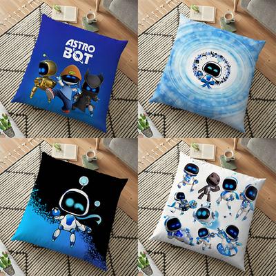 Astro Bot Pillow Cover 2024 Poszewka na poduszkę świąteczną Dekoracja do domu Noworoczna Sofa Samochodowa Poszewka na poduszkę 45x45cm