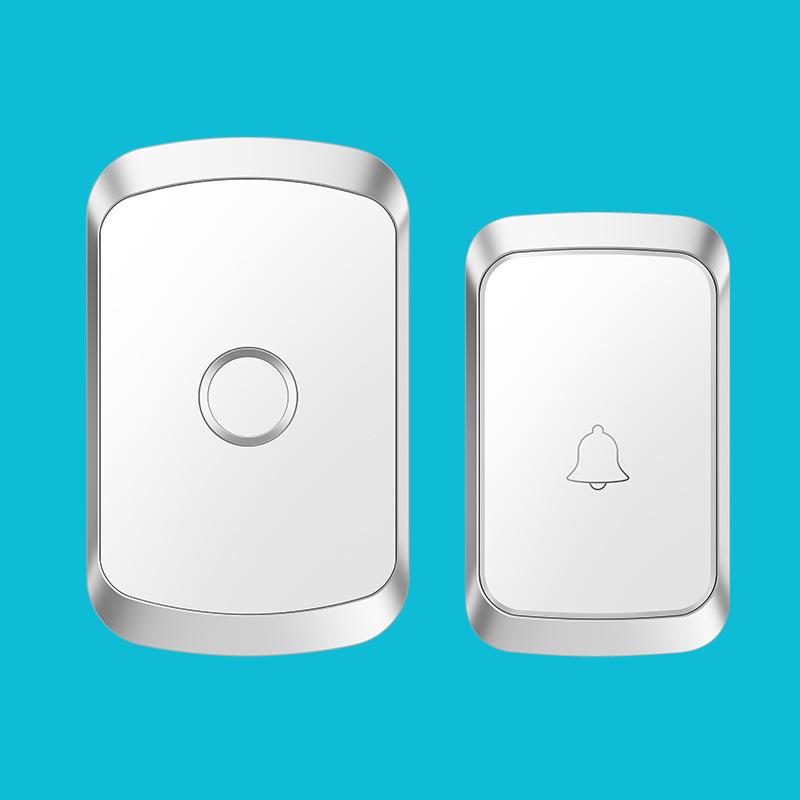 Smart Battery-Free Waterproof Wireless Doorbell with Long-Range Receiver