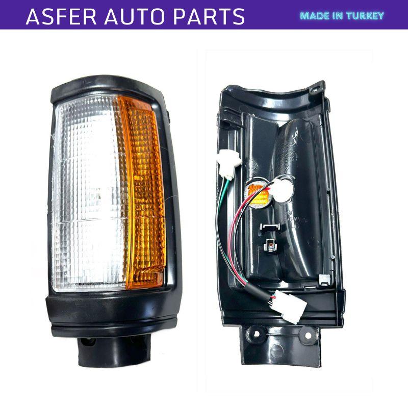 Signal Lamp Front Right Left 2 Piece Set for Mitsubishi L200 1996-1998 Oem MB527090 MB527089