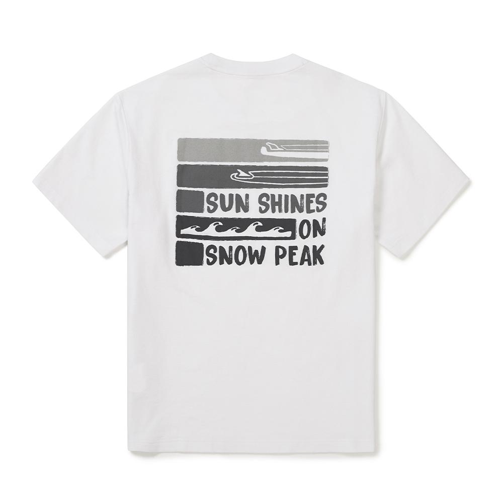[Snowpeak] Sorona Summer Short Sleeve T-shirt White (S25MMFTS10)