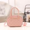 Fashion Hand Bag Women's New Spring and Summer Letter Diamond Pillow Bag Korean Shoulder Messenger Bag
