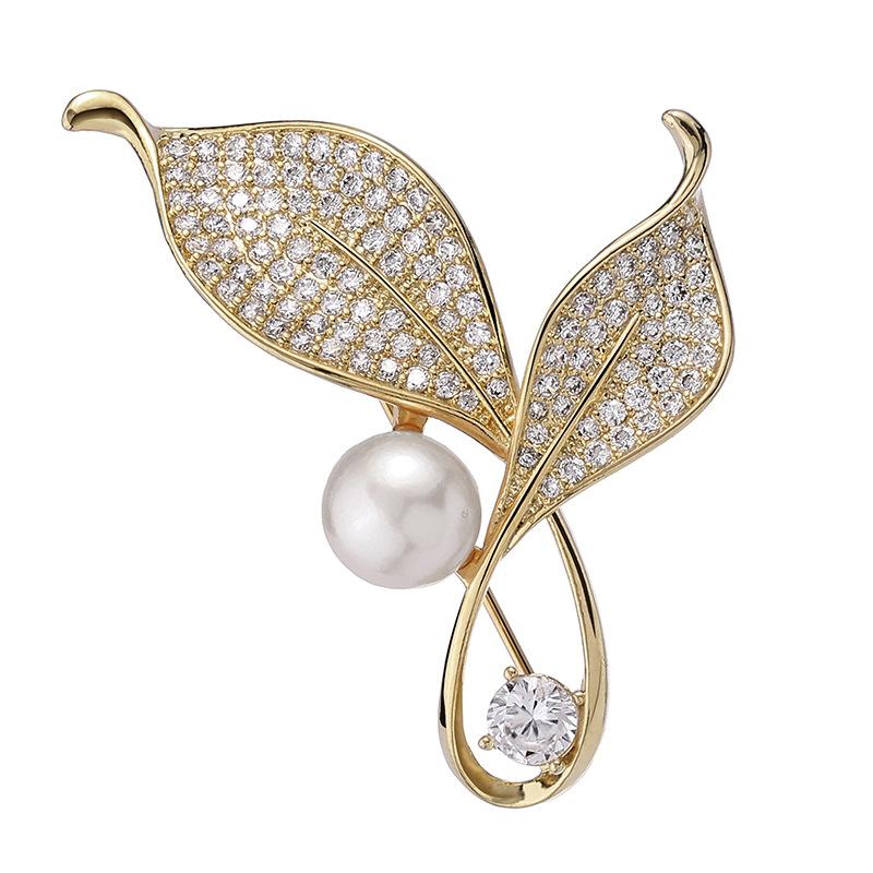 Brooch for Women High-end and Exquisite Brooch Anti-glare Clasp Versatile Brooch for Suits and Clothes
