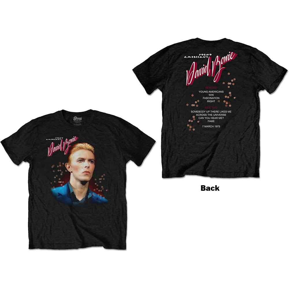 David Bowie Young Americans T-Shirt Black New Unisex T-Shirt S