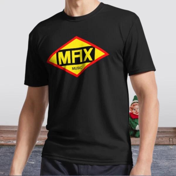 New Shirt Max Music - Record lab Active T-Shirt Logo T-Shirt Funny Size S to 5XL 2XL